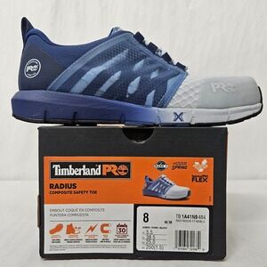 Timberland PRO Radius Work Safety Shoe TB1A41N9484 Blue Women Size 8
